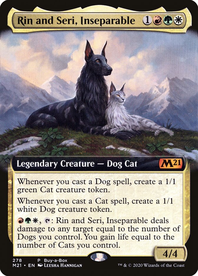 Rin and Seri, Inseparable (Buy-A-Box) [Core Set 2021] MTG Single Magic: The Gathering | Red Claw Gaming