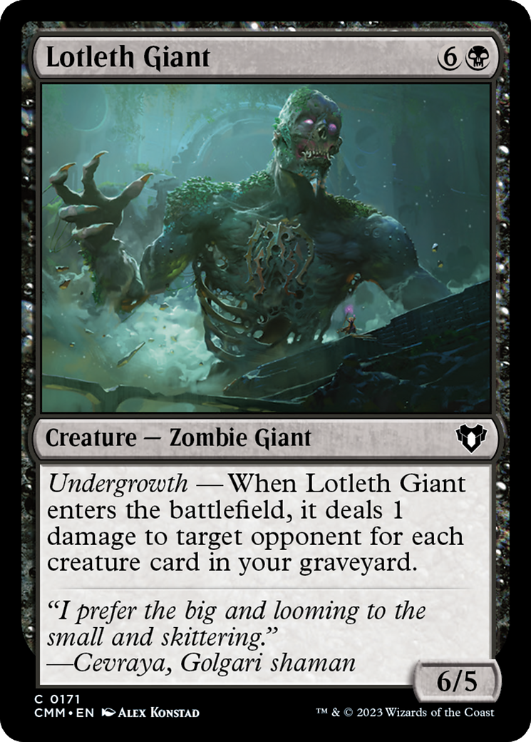Lotleth Giant [Commander Masters] MTG Single Magic: The Gathering | Red Claw Gaming