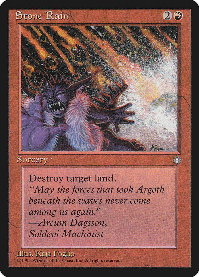 Stone Rain [Ice Age] MTG Single Magic: The Gathering | Red Claw Gaming