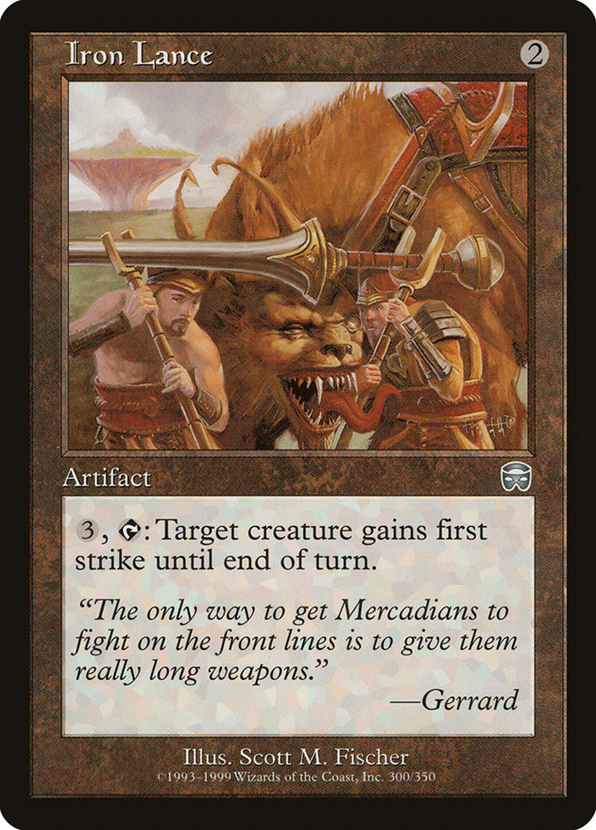Iron Lance [Mercadian Masques] MTG Single Magic: The Gathering | Red Claw Gaming