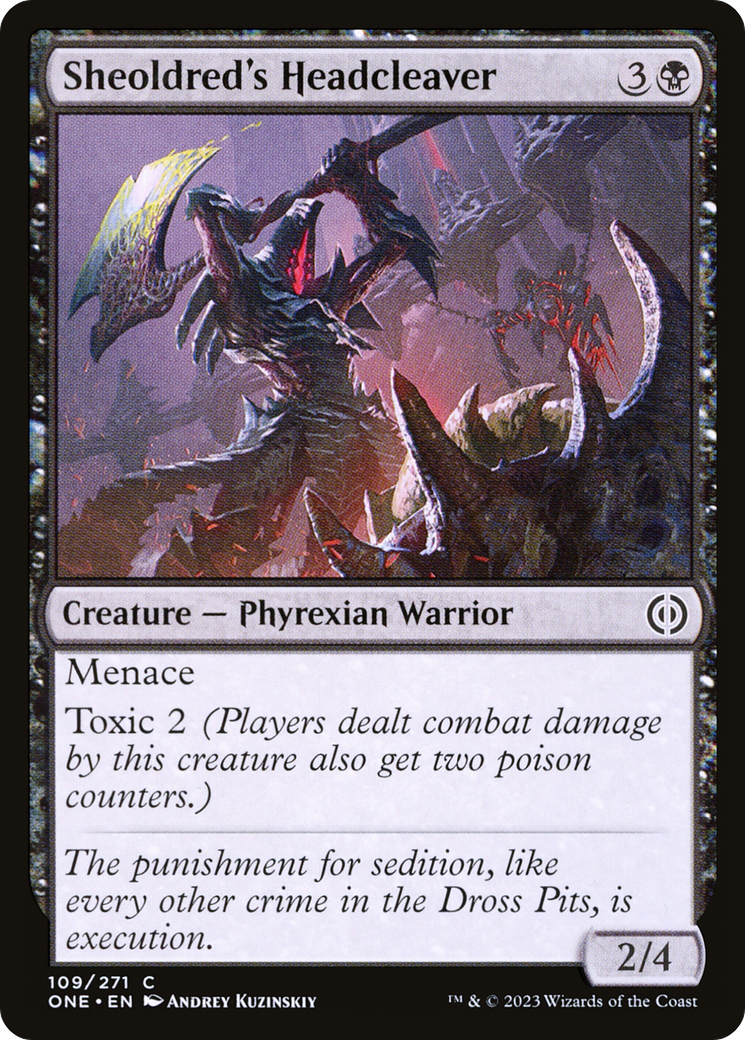 Sheoldred's Headcleaver [Phyrexia: All Will Be One] MTG Single Magic: The Gathering | Red Claw Gaming