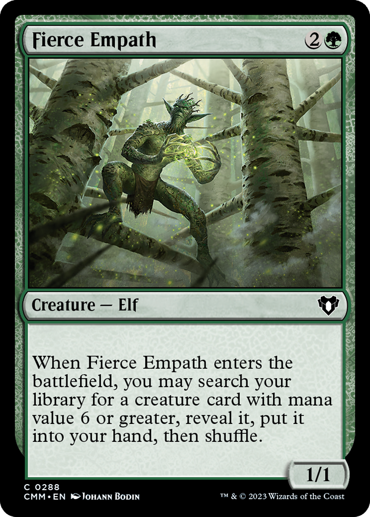 Fierce Empath [Commander Masters] MTG Single Magic: The Gathering | Red Claw Gaming