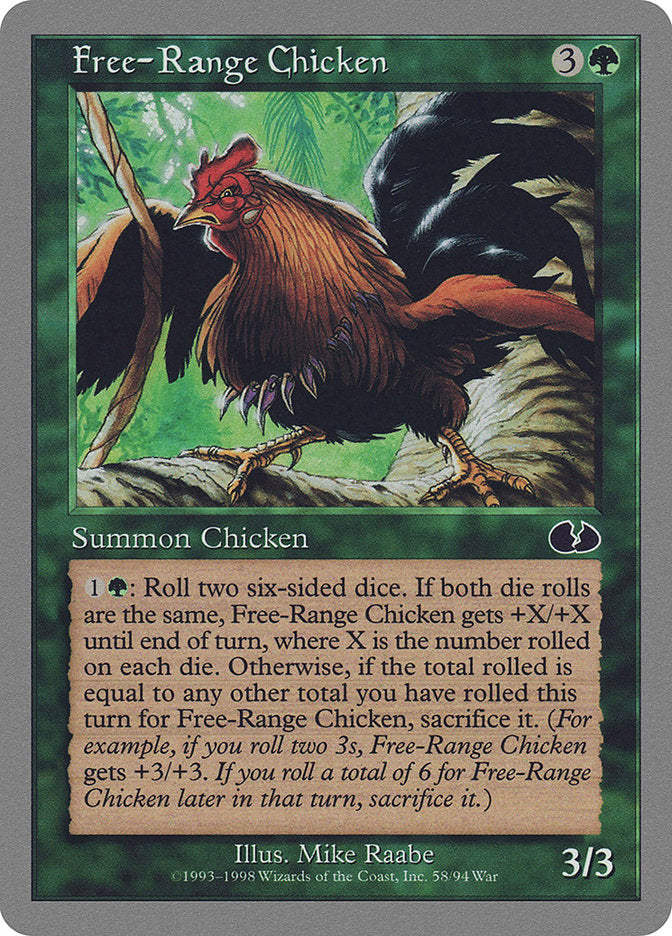 Free-Range Chicken [Unglued] MTG Single Magic: The Gathering | Red Claw Gaming