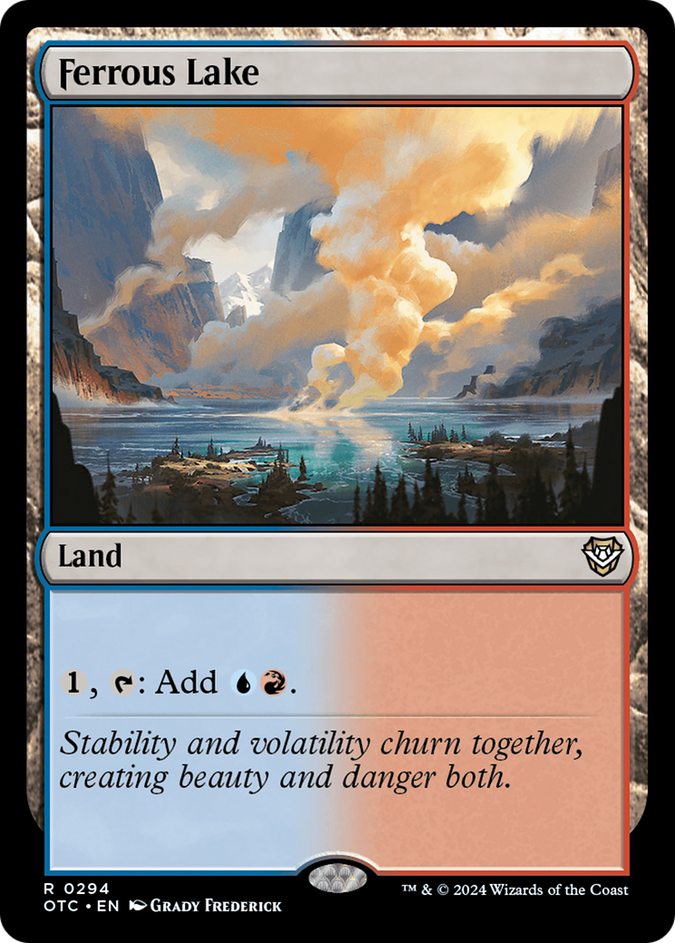 Ferrous Lake [Outlaws of Thunder Junction Commander] MTG Single Magic: The Gathering | Red Claw Gaming