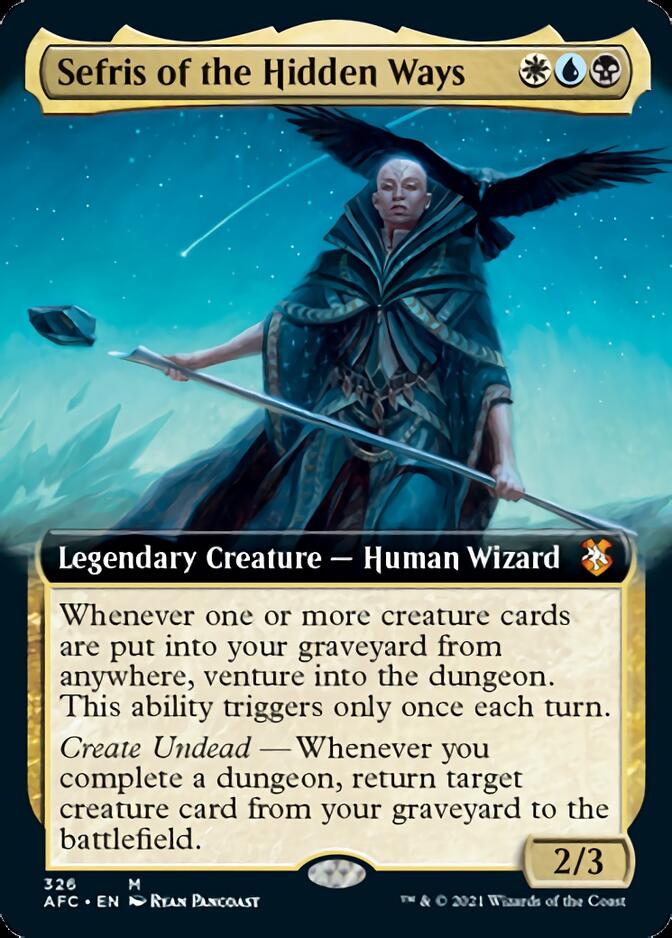 Sefris of the Hidden Ways (Extended Art) [Dungeons & Dragons: Adventures in the Forgotten Realms Commander] MTG Single Magic: The Gathering | Red Claw Gaming