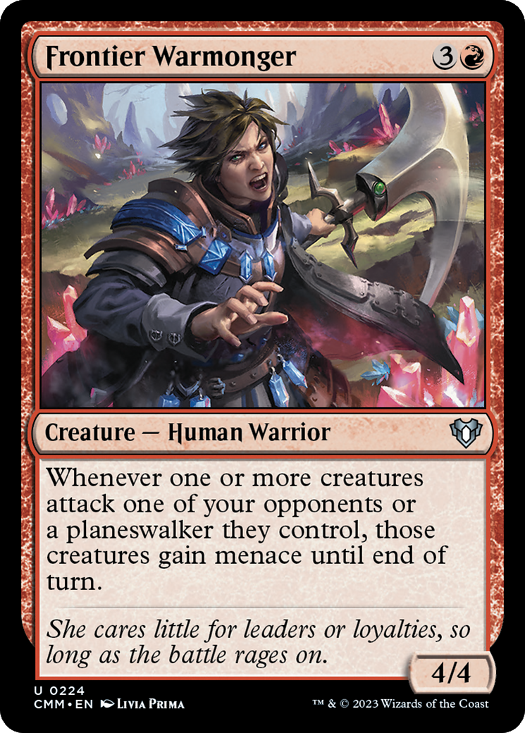 Frontier Warmonger [Commander Masters] MTG Single Magic: The Gathering | Red Claw Gaming