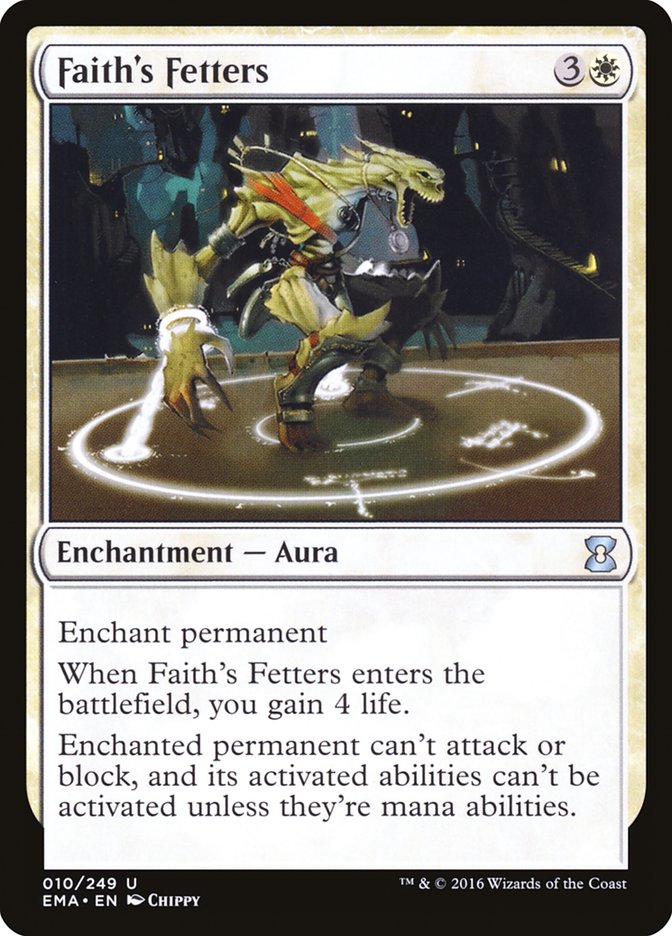 Faith's Fetters [Eternal Masters] MTG Single Magic: The Gathering | Red Claw Gaming
