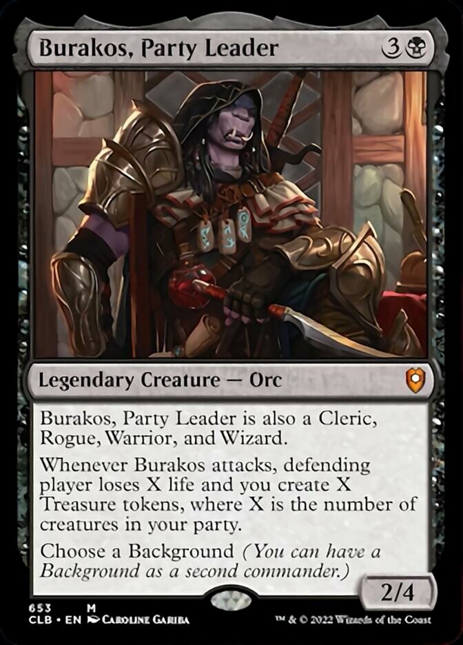 Burakos, Party Leader [Commander Legends: Battle for Baldur's Gate] MTG Single Magic: The Gathering | Red Claw Gaming