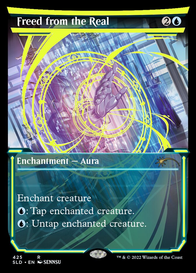 Freed from the Real (Neon Ink Yellow) [Secret Lair Drop Series] MTG Single Magic: The Gathering | Red Claw Gaming