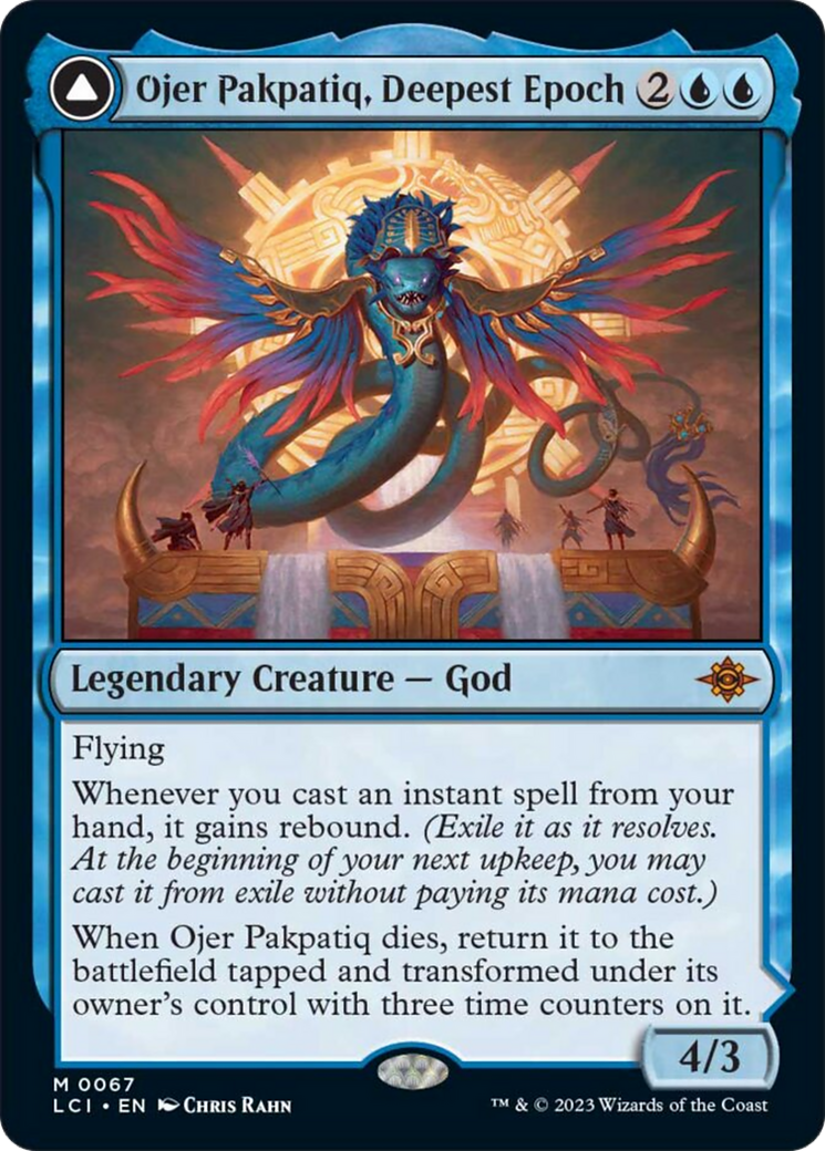 Ojer Pakpatiq, Deepest Epoch // Temple of Cyclical Time [The Lost Caverns of Ixalan] MTG Single Magic: The Gathering    | Red Claw Gaming