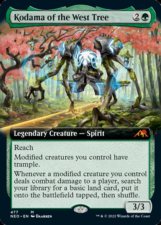 Kodama of the West Tree (Extended Art) [Kamigawa: Neon Dynasty] MTG Single Magic: The Gathering    | Red Claw Gaming