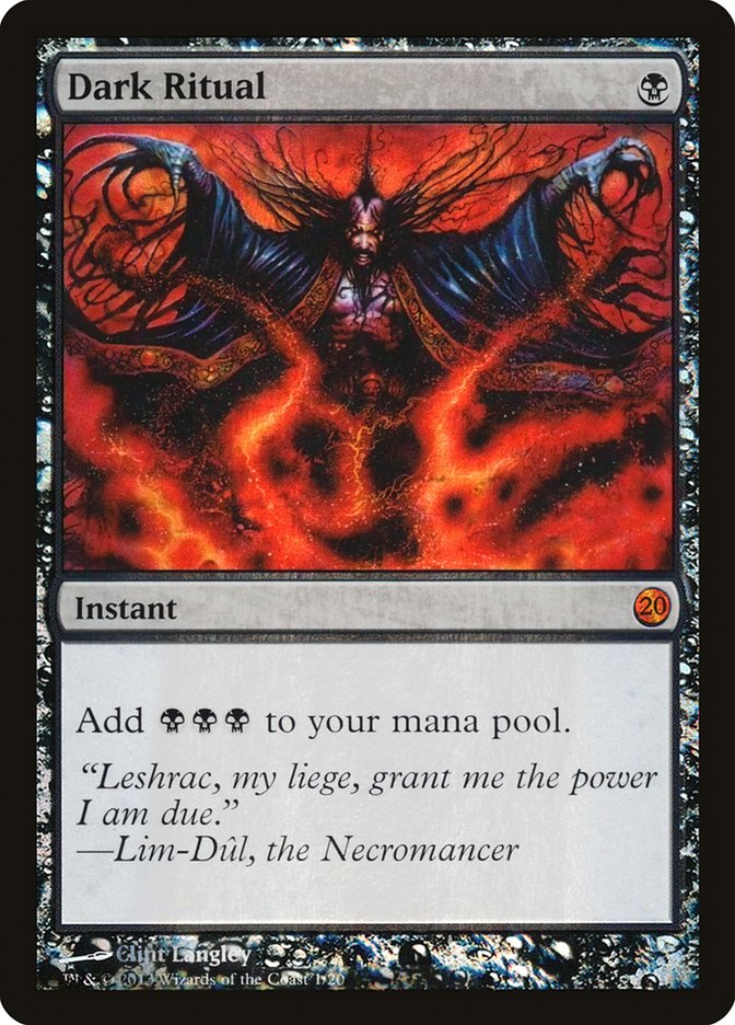 Dark Ritual [From the Vault: Twenty] MTG Single Magic: The Gathering | Red Claw Gaming