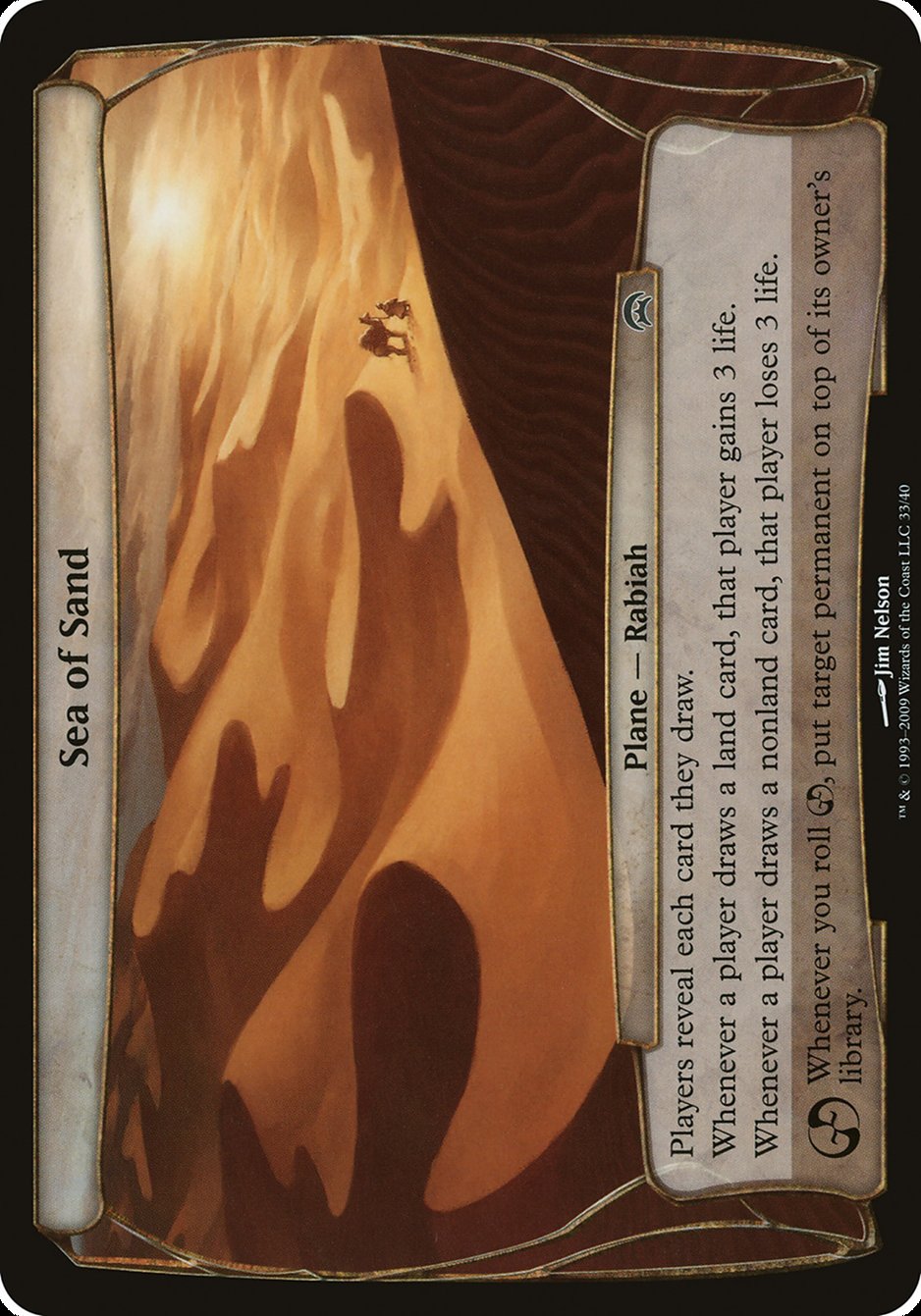Sea of Sand (Planes) [Planechase Planes] MTG Single Magic: The Gathering | Red Claw Gaming