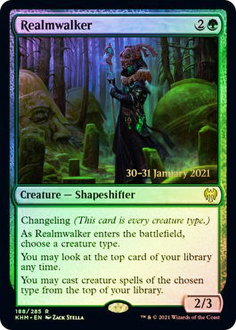 Realmwalker [Kaldheim Prerelease Promos] MTG Single Magic: The Gathering | Red Claw Gaming