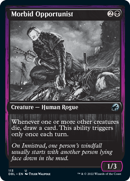 Morbid Opportunist [Innistrad: Double Feature] MTG Single Magic: The Gathering | Red Claw Gaming