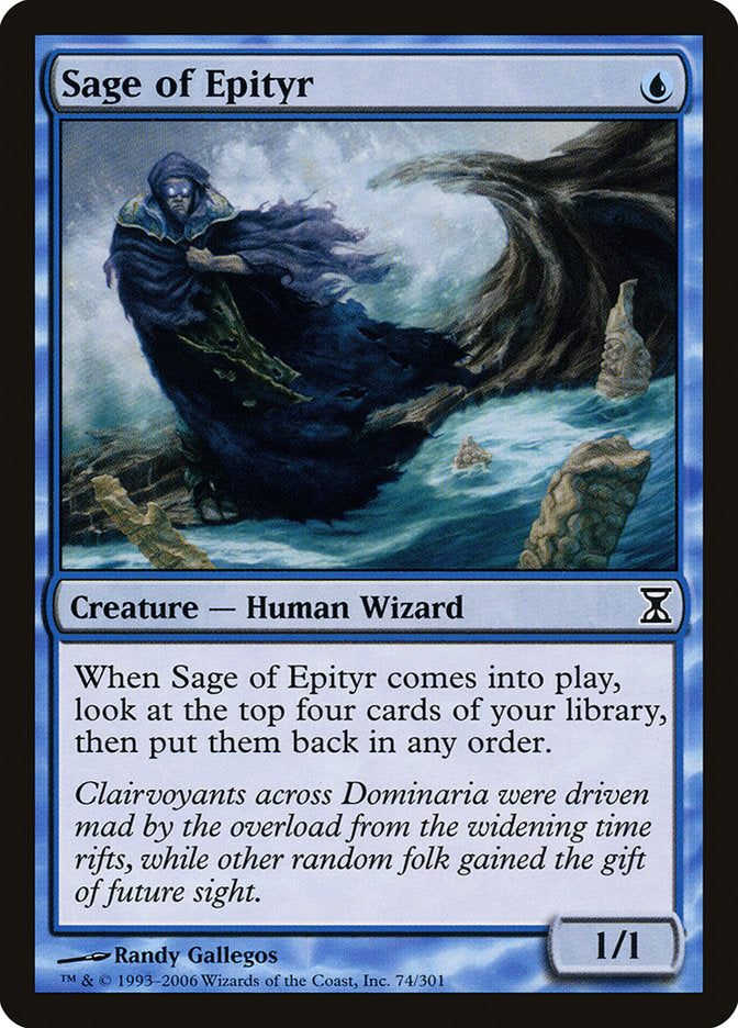 Sage of Epityr [Time Spiral] MTG Single Magic: The Gathering | Red Claw Gaming