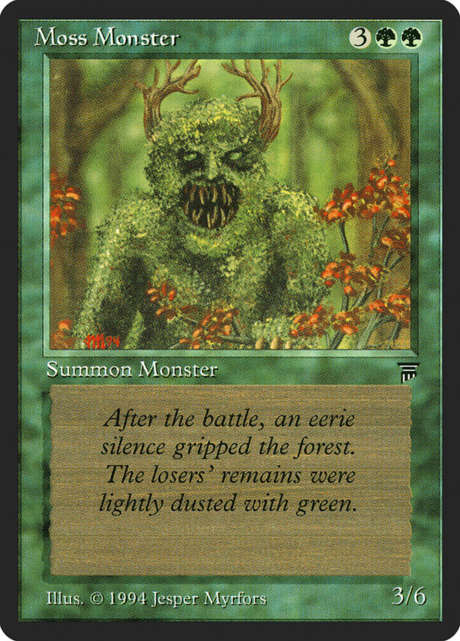 Moss Monster [Legends] MTG Single Magic: The Gathering | Red Claw Gaming