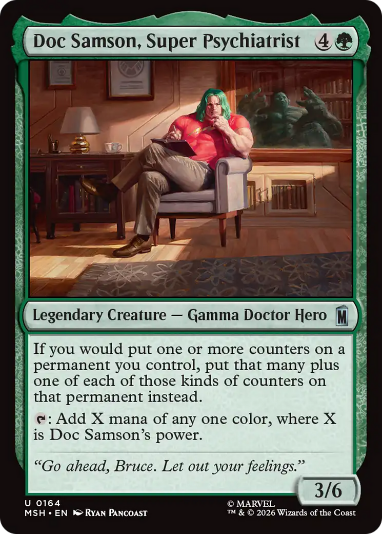 Doc Samson, Super Psychiatrist [Marvel Super Heroes] | Red Claw Gaming
