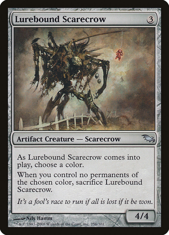Lurebound Scarecrow [Shadowmoor] MTG Single Magic: The Gathering | Red Claw Gaming
