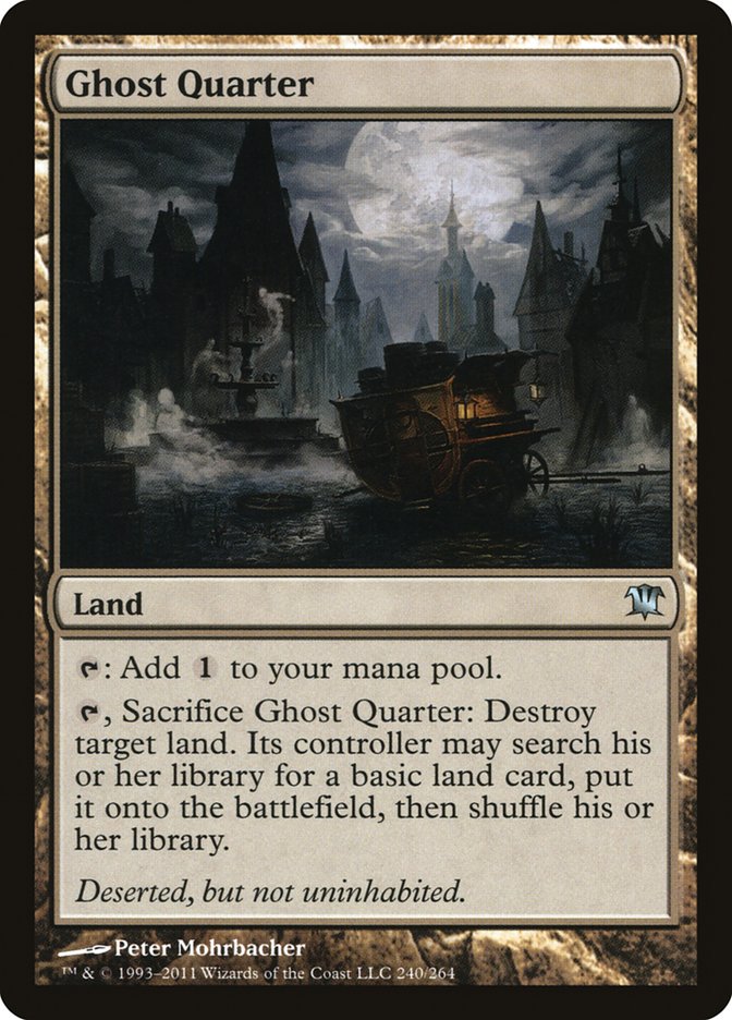 Ghost Quarter [Innistrad] MTG Single Magic: The Gathering | Red Claw Gaming
