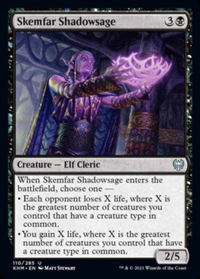 Skemfar Shadowsage [Kaldheim] MTG Single Magic: The Gathering | Red Claw Gaming