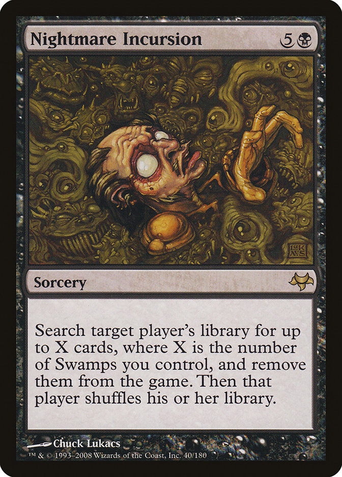 Nightmare Incursion [Eventide] MTG Single Magic: The Gathering | Red Claw Gaming