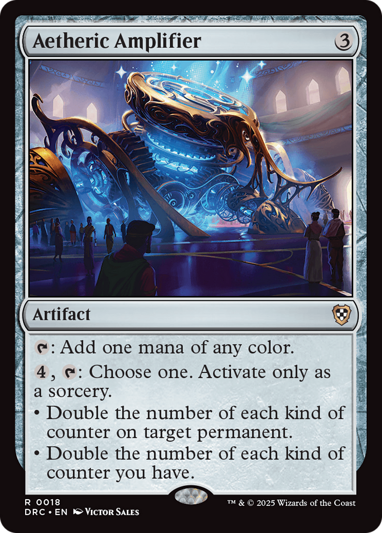 Aetheric Amplifier [Aetherdrift Commander] MTG Single Magic: The Gathering | Red Claw Gaming