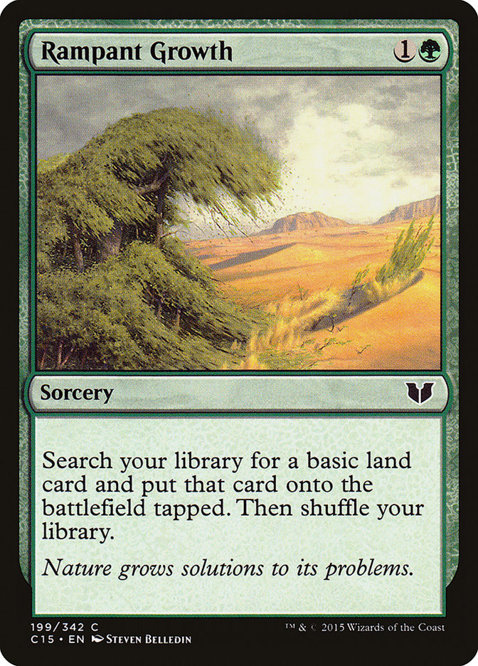 Rampant Growth [Commander 2015] MTG Single Magic: The Gathering | Red Claw Gaming
