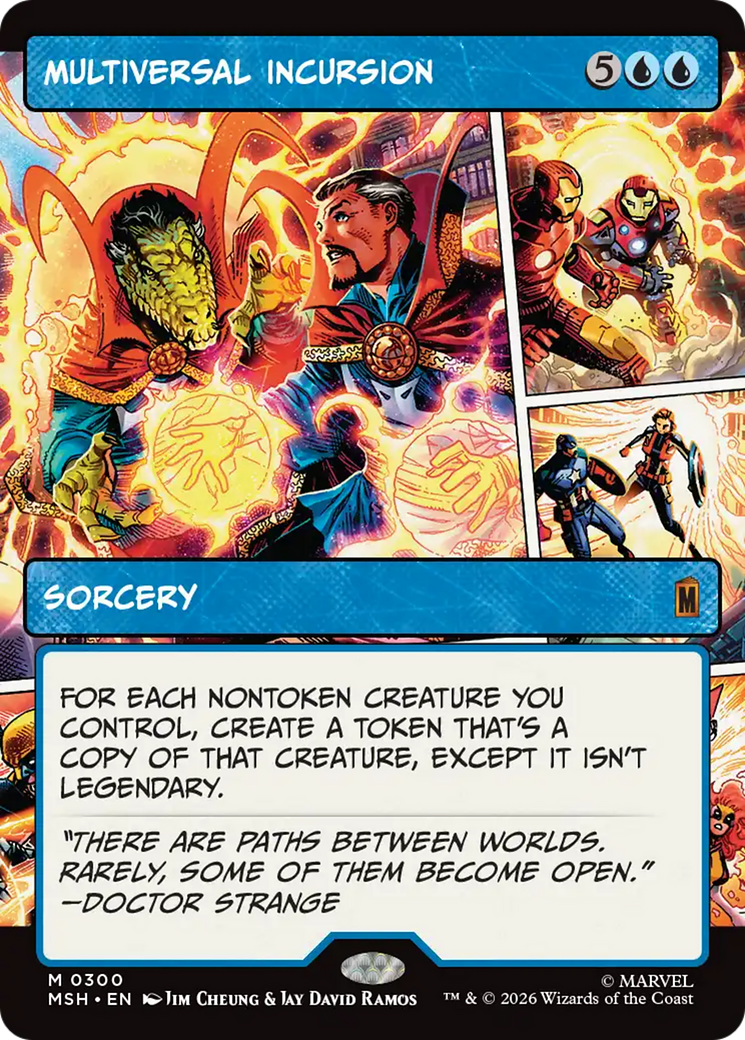 Multiversal Incursion (Borderless) [Marvel Super Heroes] | Red Claw Gaming
