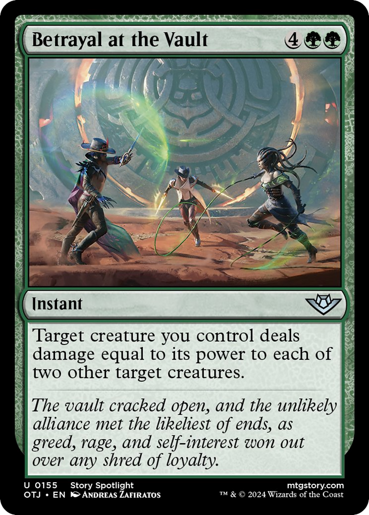 Betrayal at the Vault [Outlaws of Thunder Junction] MTG Single Magic: The Gathering | Red Claw Gaming