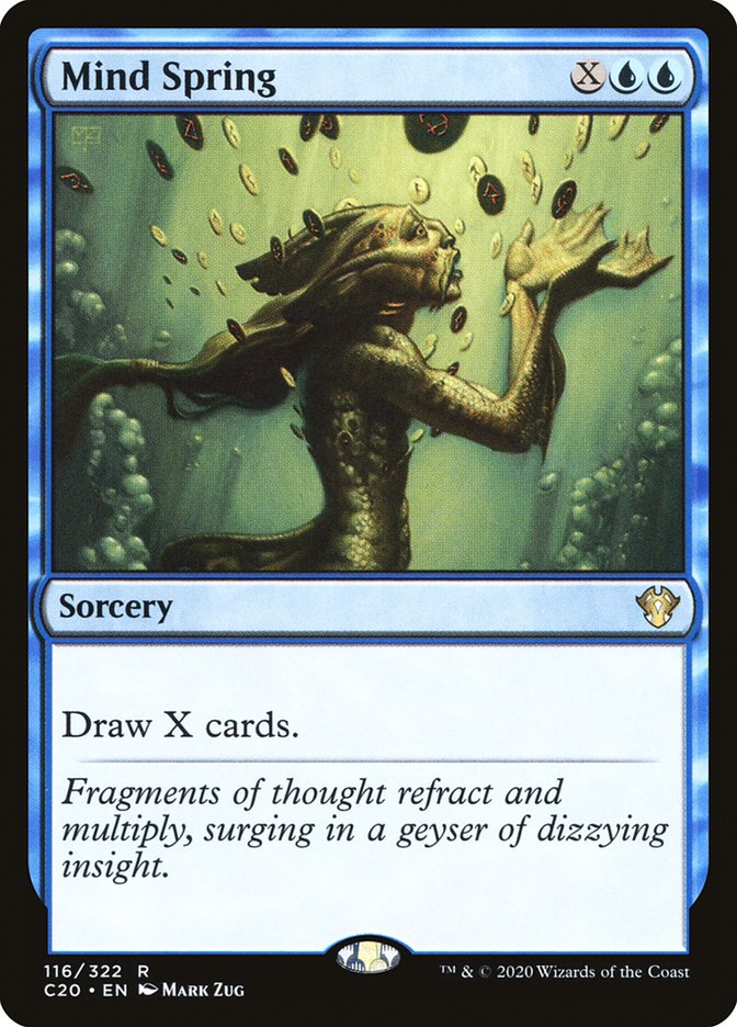 Mind Spring [Commander 2020] MTG Single Magic: The Gathering | Red Claw Gaming