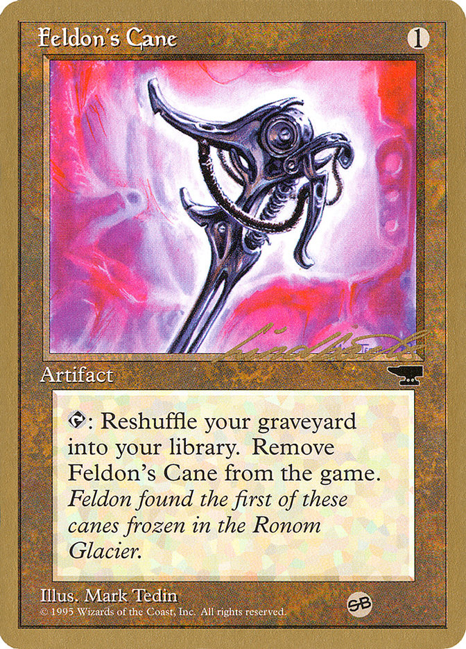 Feldon's Cane (Leon Lindback) (SB) [Pro Tour Collector Set] MTG Single Magic: The Gathering | Red Claw Gaming