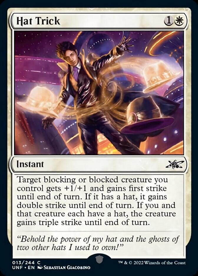 Hat Trick [Unfinity] MTG Single Magic: The Gathering    | Red Claw Gaming