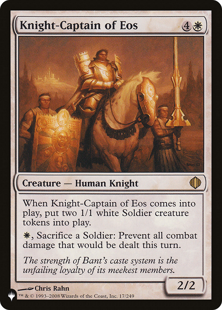 Knight-Captain of Eos [The List] MTG Single Magic: The Gathering | Red Claw Gaming