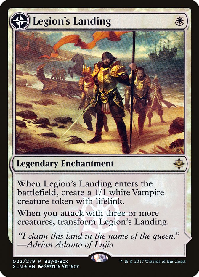 Legion's Landing // Adanto, the First Fort (Buy-A-Box) [Ixalan Treasure Chest] MTG Single Magic: The Gathering | Red Claw Gaming