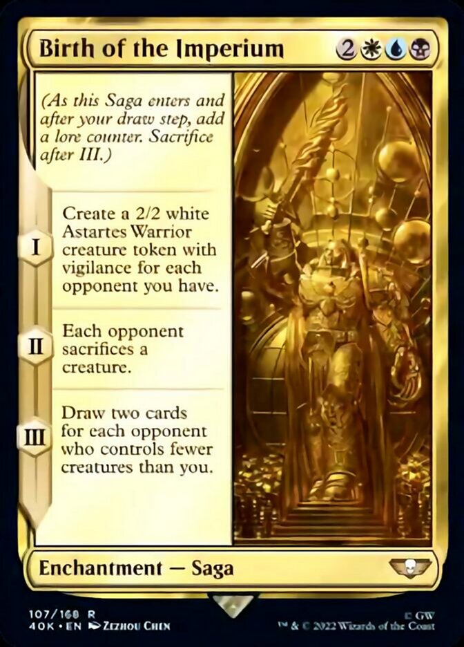 Birth of the Imperium (Surge Foil) [Warhammer 40,000] MTG Single Magic: The Gathering | Red Claw Gaming