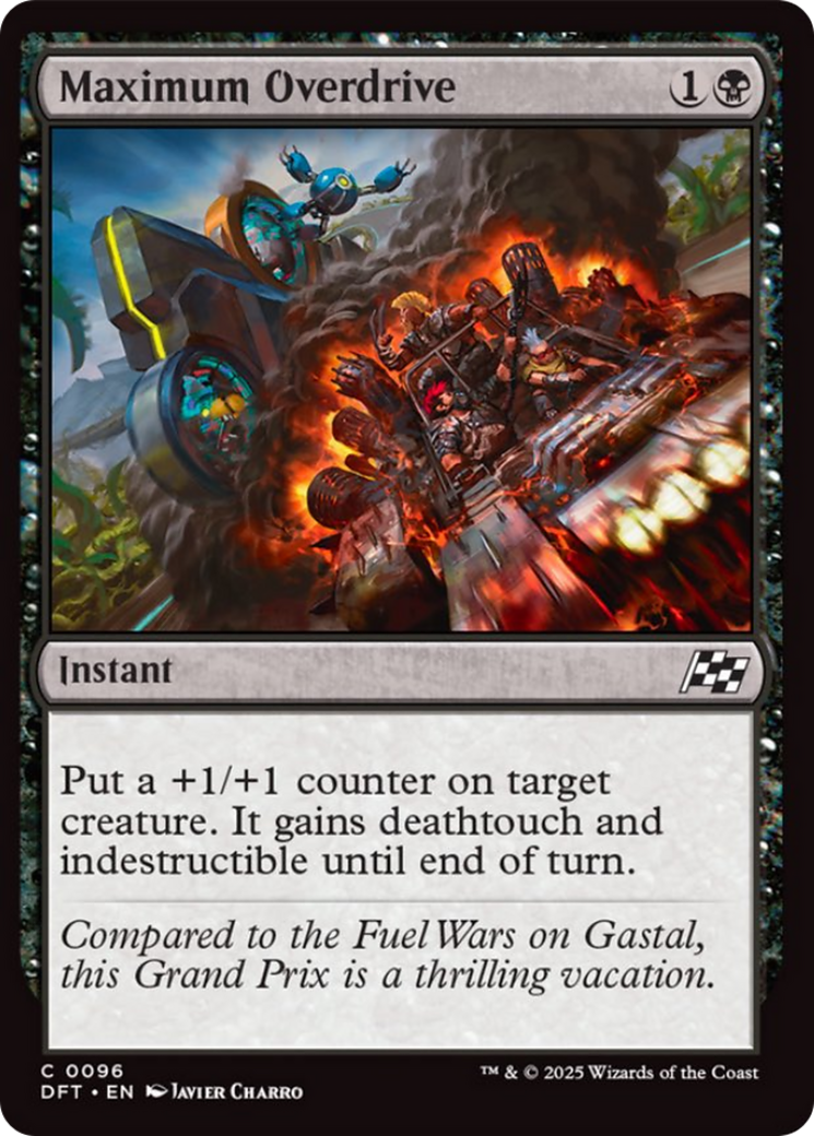 Maximum Overdrive [Aetherdrift] MTG Single Magic: The Gathering | Red Claw Gaming