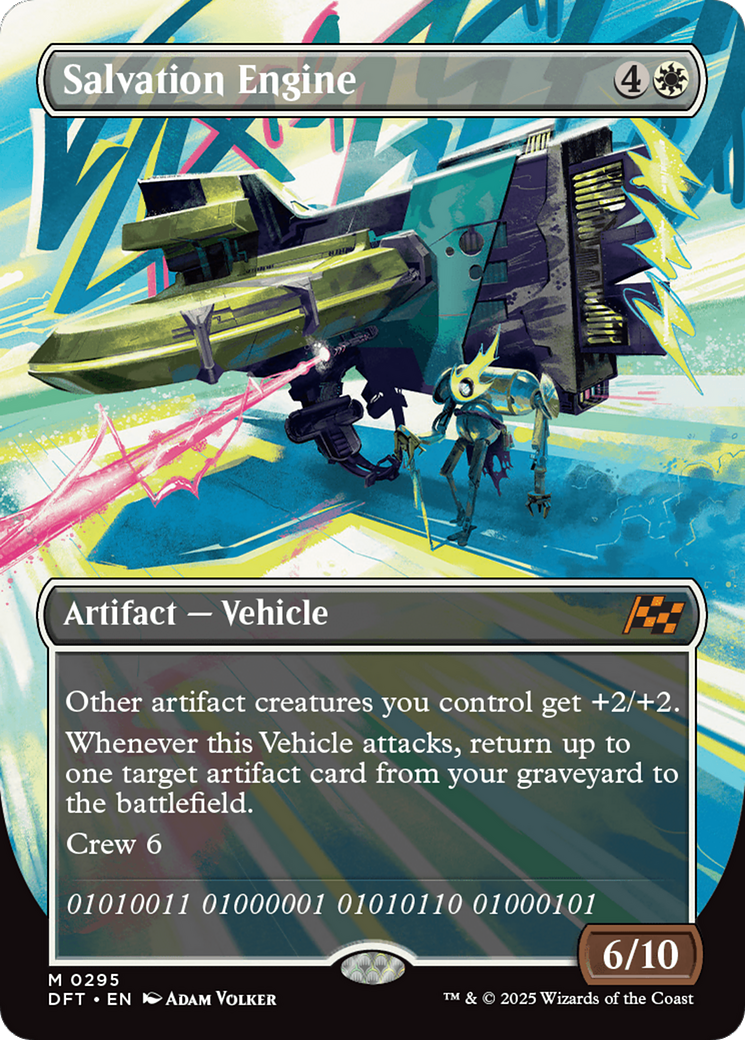 Salvation Engine (Borderless) [Aetherdrift] MTG Single Magic: The Gathering | Red Claw Gaming