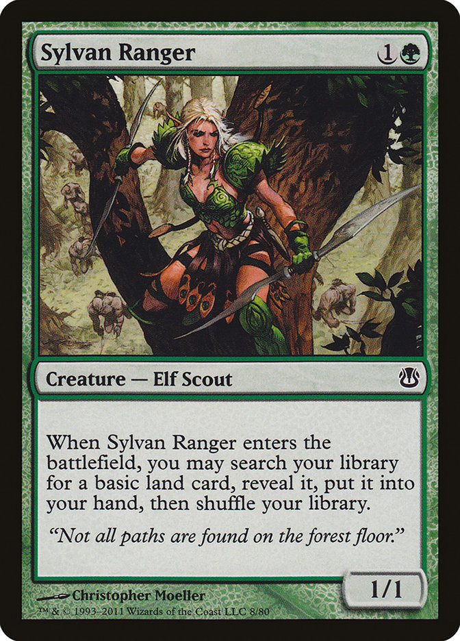 Sylvan Ranger [Duel Decks: Ajani vs. Nicol Bolas] MTG Single Magic: The Gathering | Red Claw Gaming