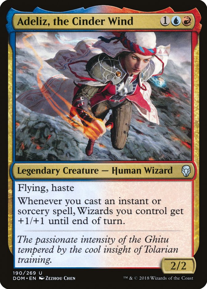 Adeliz, the Cinder Wind [Dominaria] MTG Single Magic: The Gathering | Red Claw Gaming