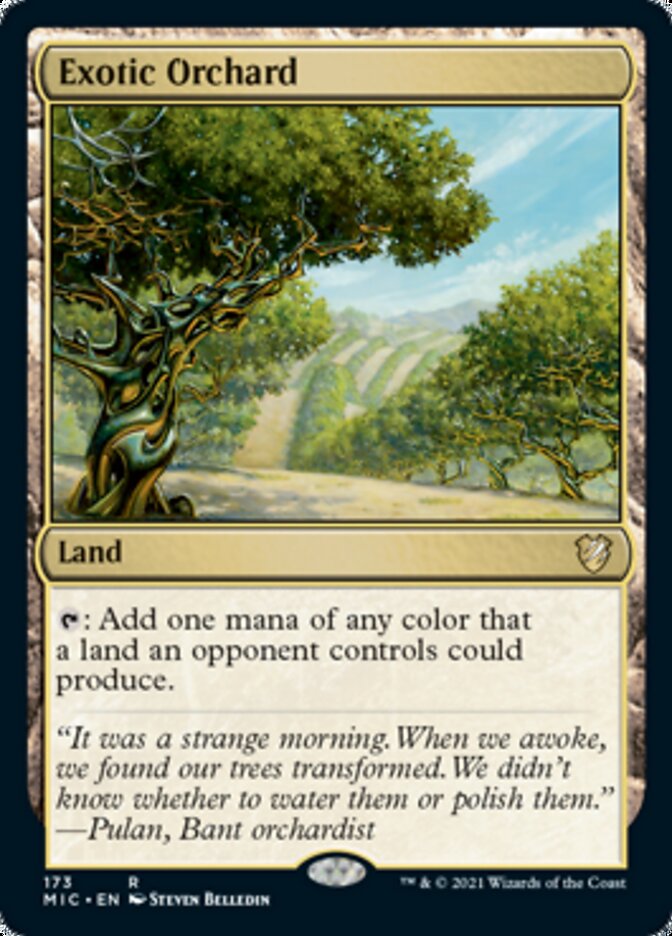Exotic Orchard [Innistrad: Midnight Hunt Commander] MTG Single Magic: The Gathering | Red Claw Gaming