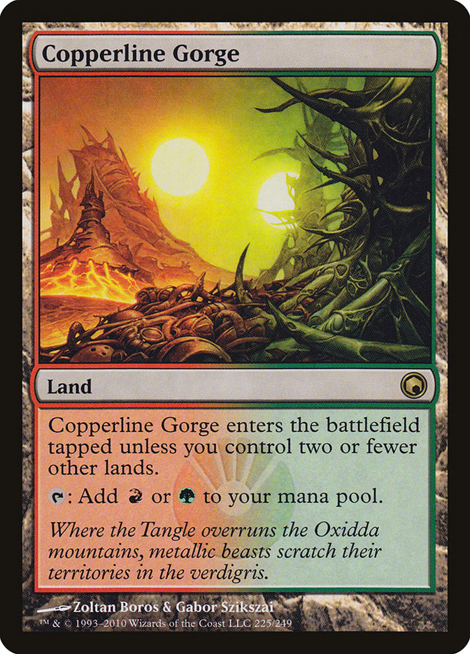 Copperline Gorge [Scars of Mirrodin] MTG Single Magic: The Gathering | Red Claw Gaming