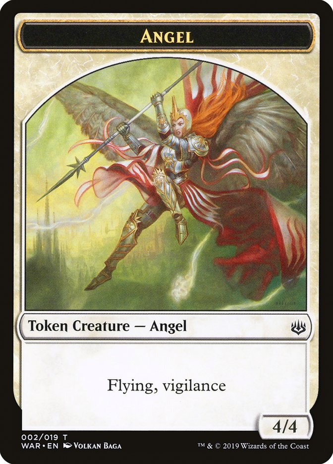Angel Token [War of the Spark Tokens] MTG Single Magic: The Gathering | Red Claw Gaming