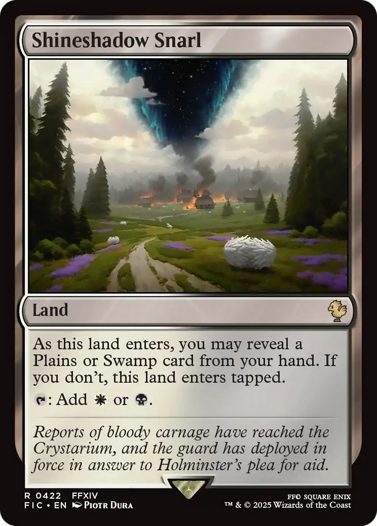 Shineshadow Snarl [FINAL FANTASY Commander] MTG Single Magic: The Gathering | Red Claw Gaming
