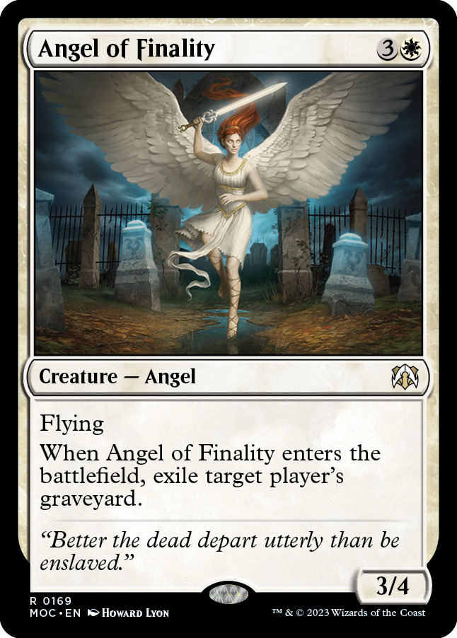 Angel of Finality [March of the Machine Commander] MTG Single Magic: The Gathering | Red Claw Gaming