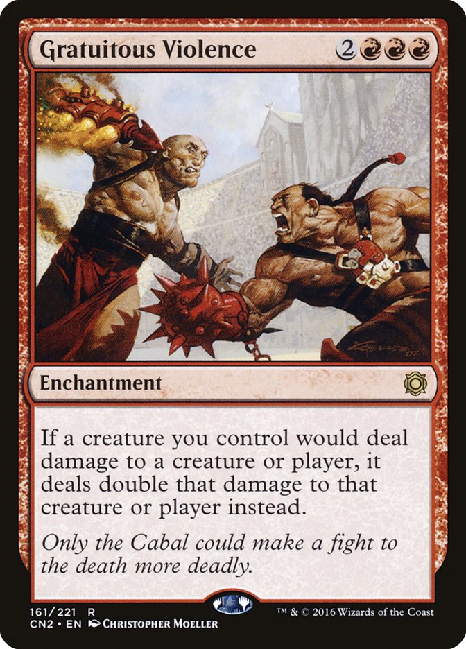 Gratuitous Violence [Conspiracy: Take the Crown] MTG Single Magic: The Gathering | Red Claw Gaming