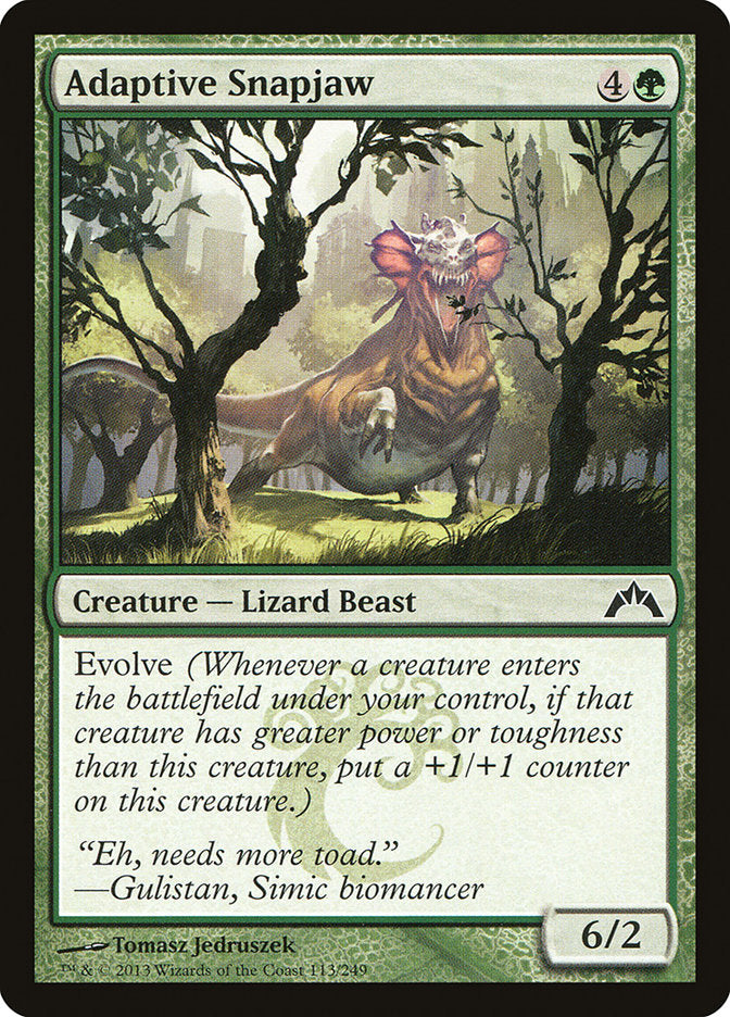 Adaptive Snapjaw [Gatecrash] MTG Single Magic: The Gathering | Red Claw Gaming