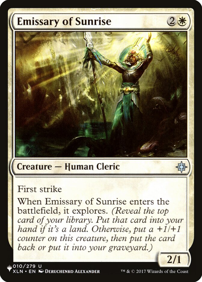 Emissary of Sunrise [The List] MTG Single Magic: The Gathering | Red Claw Gaming