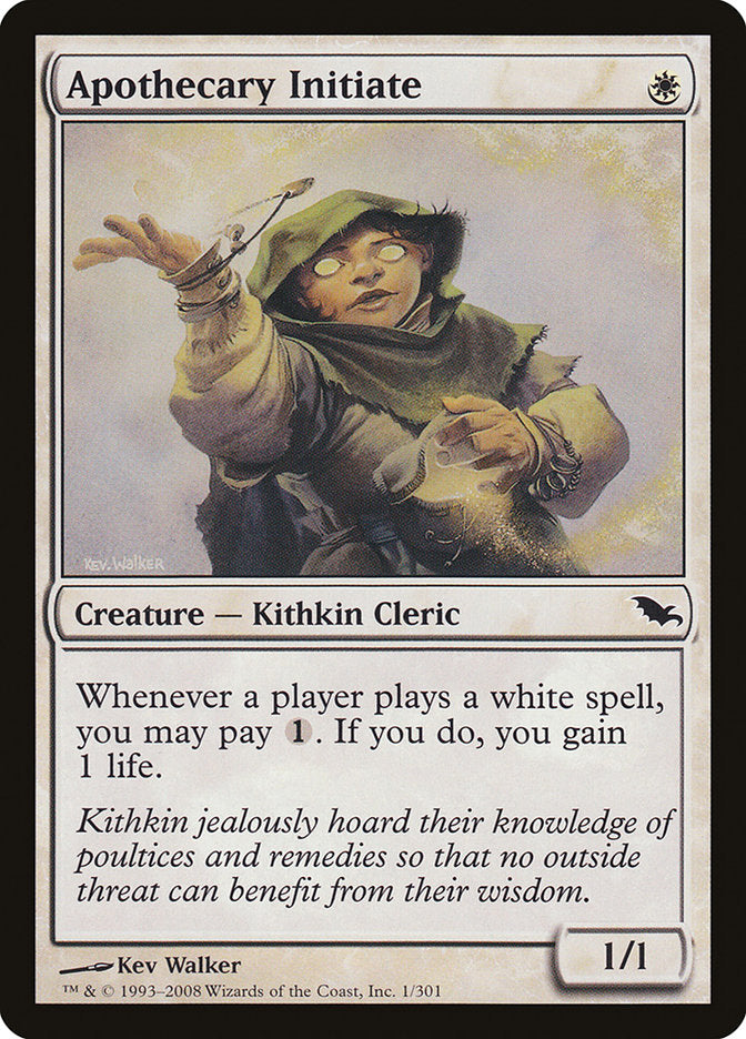 Apothecary Initiate [Shadowmoor] MTG Single Magic: The Gathering | Red Claw Gaming