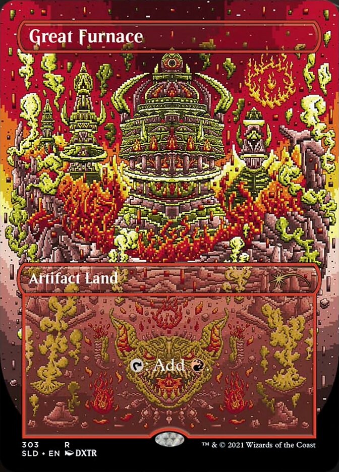 Great Furnace (Borderless) [Secret Lair Drop Series] MTG Single Magic: The Gathering | Red Claw Gaming